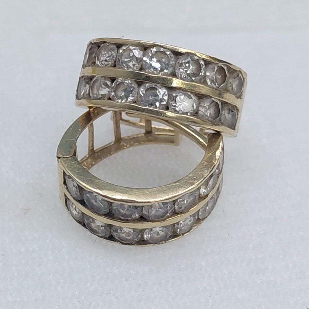 ARRACADAS PAR ORO 14 K 3 GRMS (SEMINUEVO)