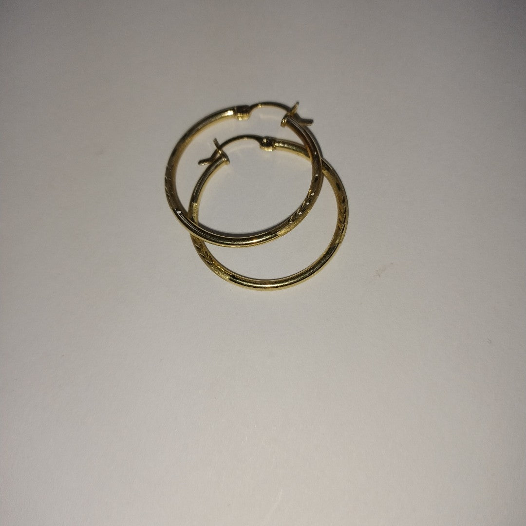 ARRACADAS PAR ORO 14 K 2.5 GRMS (SEMINUEVO)