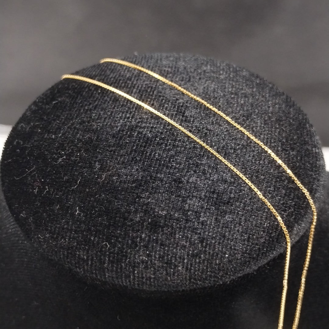 GARGANTILLA ORO 14 K 2.2 GRMS (SEMINUEVO)