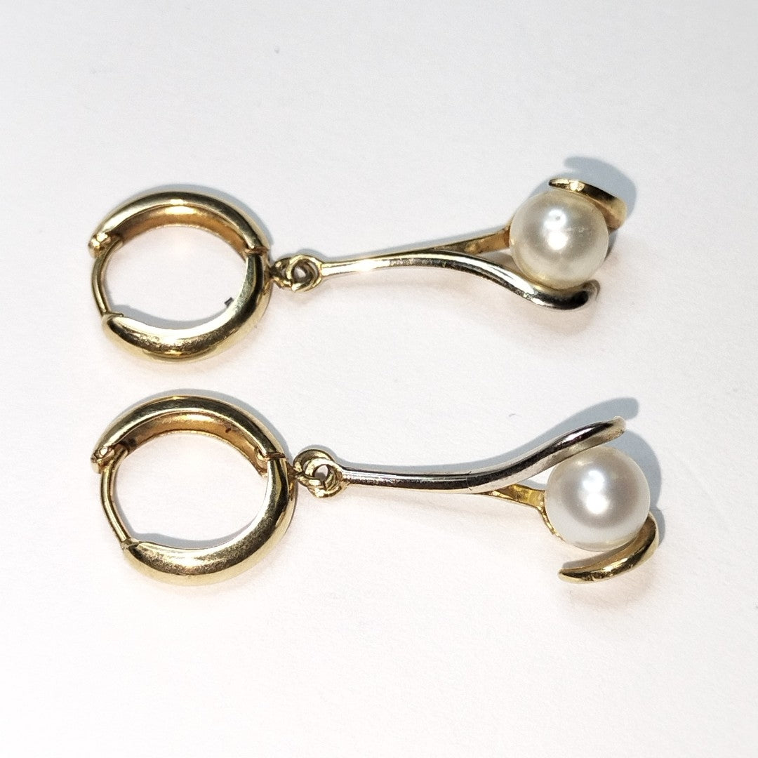 ARETES PAR ORO 14 K 3.8 GRMS (SEMINUEVO)