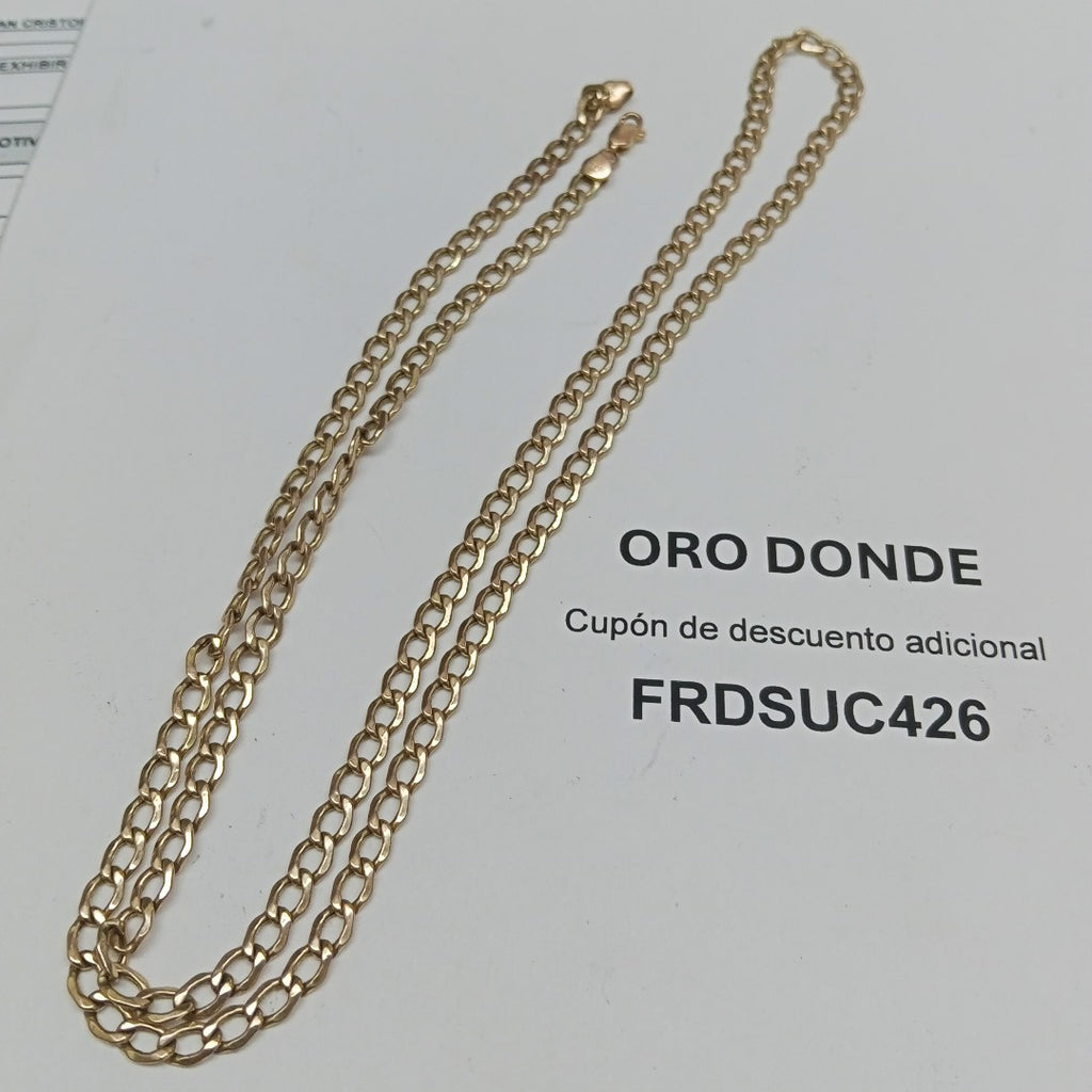 CADENA ORO 10 K 6.2 GRMS (SEMINUEVO)