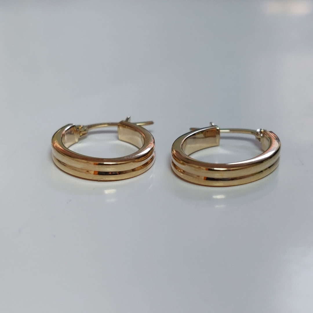 ARRACADAS ORO 14K 1.5 (NUEVO)