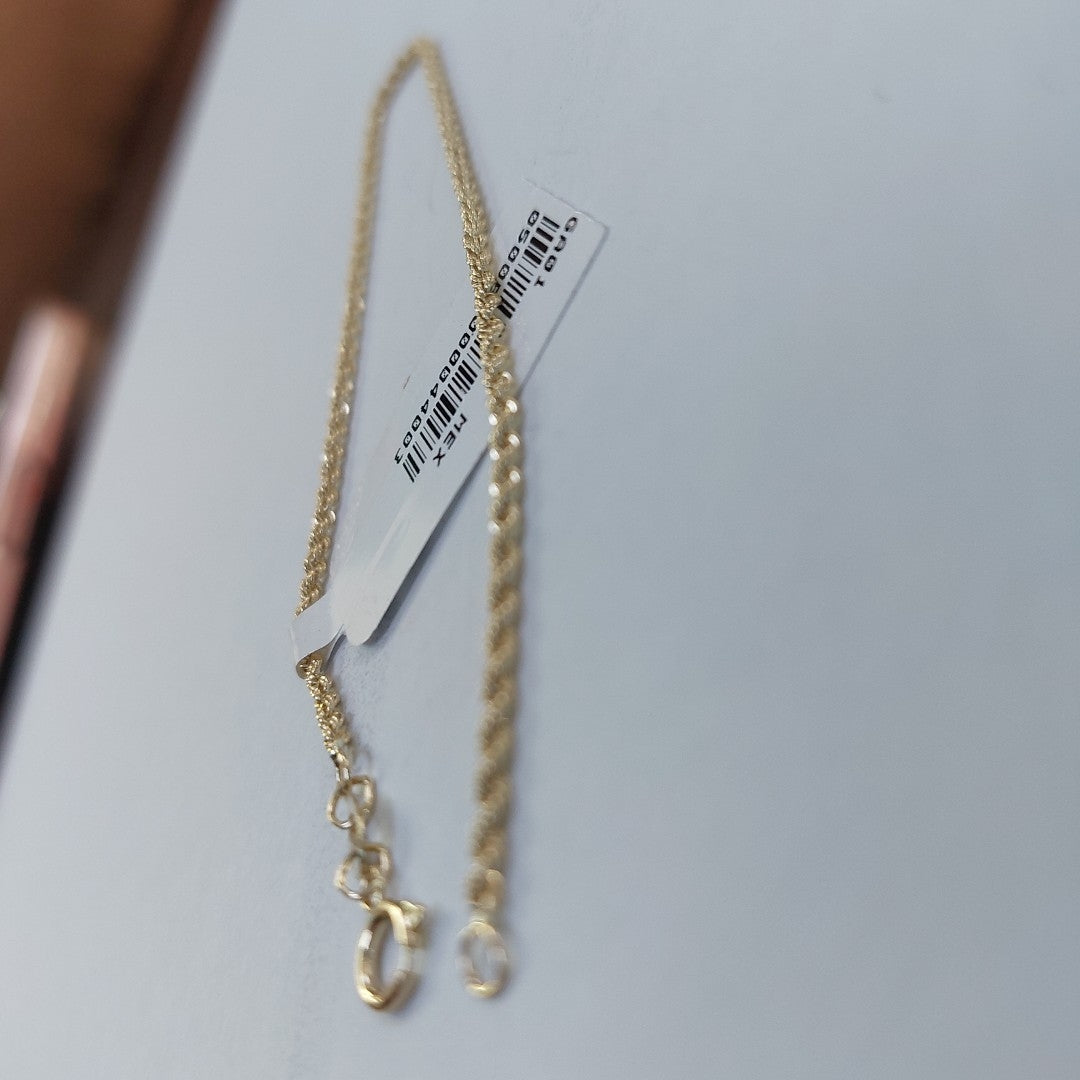 PULSERA TORZAL 10K 18 CM 1.6 GR (NUEVO)