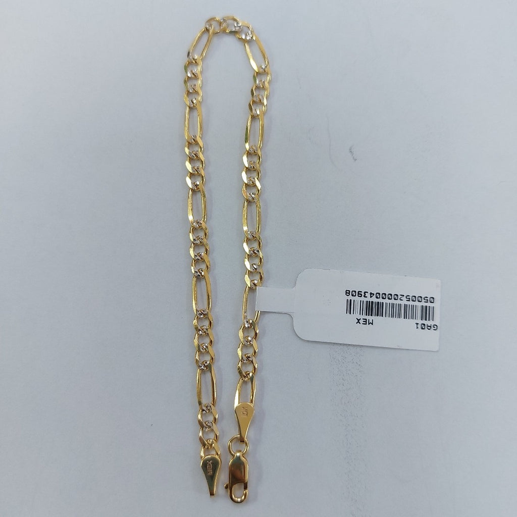 PULSERA 3X1 DIAMANTADO 10K 21 CM 4.8 GR (NUEVO)