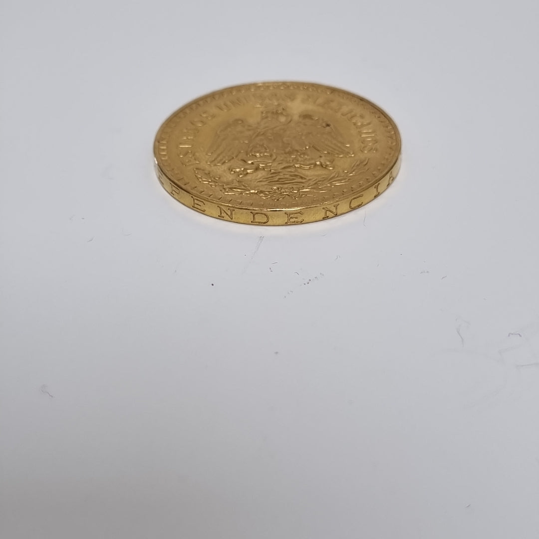 K1 41.6 GRMS 21 K IDENTIFICACIÓN MONEDA NOMINATIVA MONEDAS PESOS 50 PESOS (SEMINUEVO)