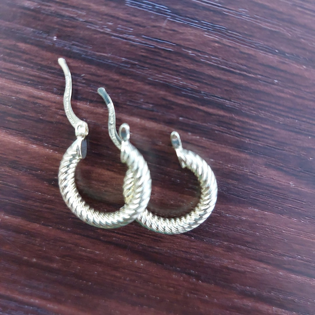 ARETES ARRACADAS TORZAL 14K 2.2 GR ET 14 (NUEVO)