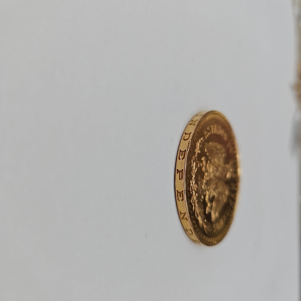 K1 41,60 GRMS 21 K IDENTIFICACIÓN MONEDA NOMINATIVA MONEDAS PESOS 50 PESOS (SEMINUEVO)