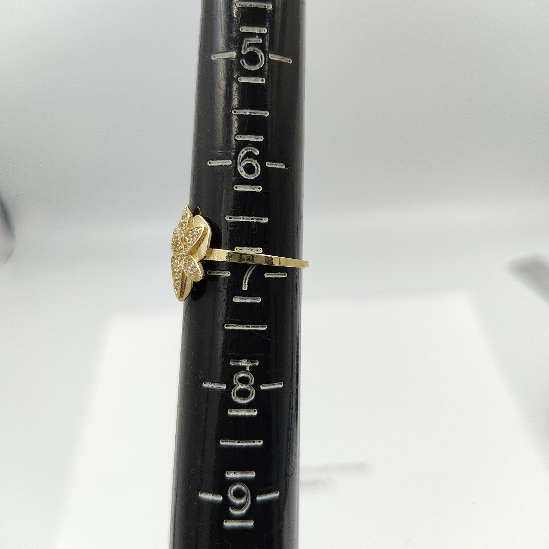 ANILLO FLOR 14K 7 TALLA 1.6 GR ADR 115 (NUEVO)