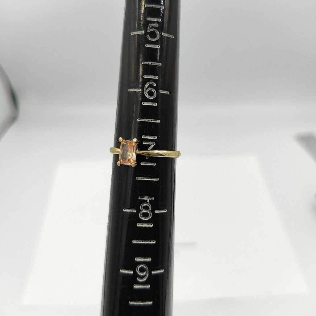 ANILLITO CON PIEDRA COLOR 14K 7 TALLA 1.2 GR ADR 119 (NUEVO)