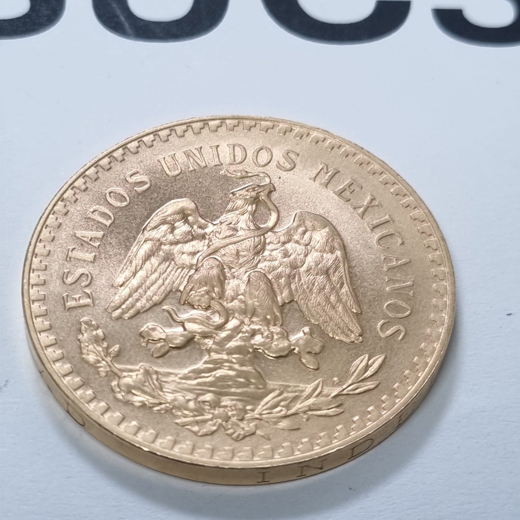 K1 41.6 GRMS 21 K IDENTIFICACIÓN MONEDA NOMINATIVA MONEDAS PESOS 50 PESOS (SEMINUEVO)
