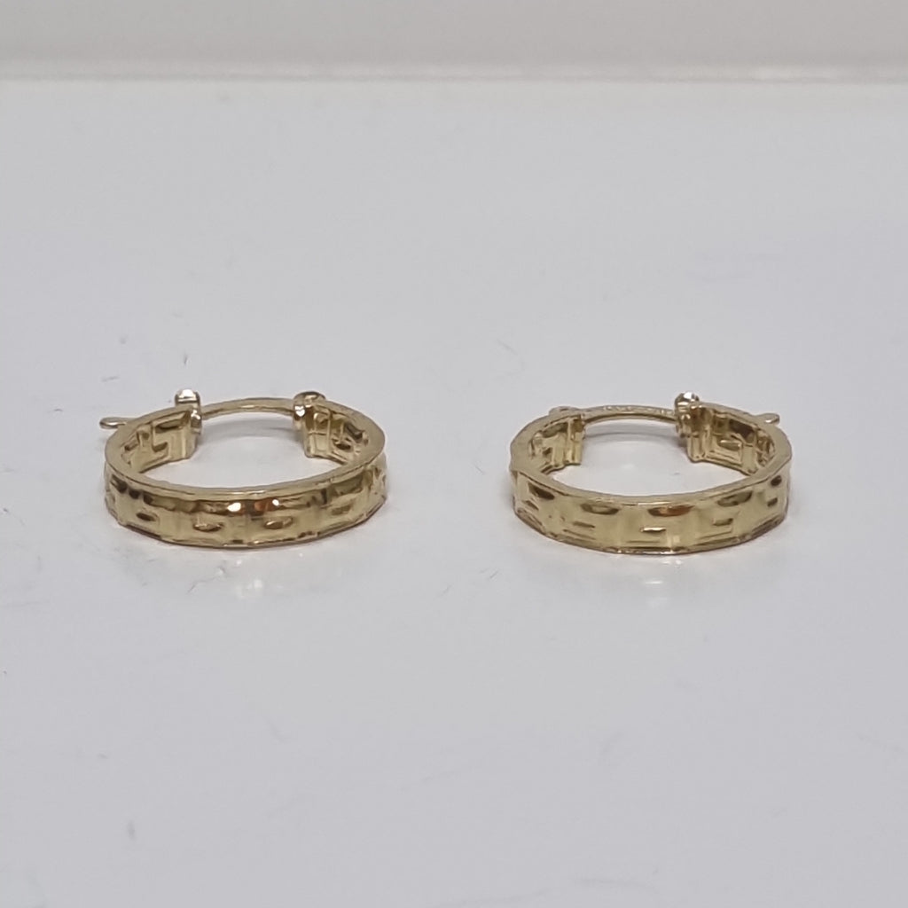 ARETES ARRACADAS FIG GRECAS 14K 1.8 GR (NUEVO)