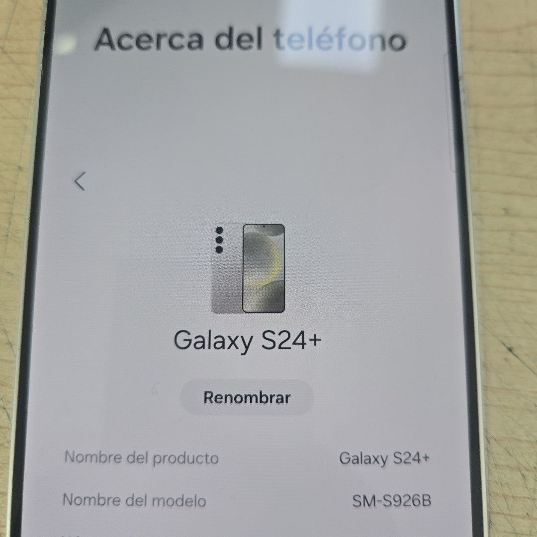 CELULAR SAMSUNG GALAXY S24 + SM-S926W (2024) 256 GB 12 GB RAM (SEMINUEVO)