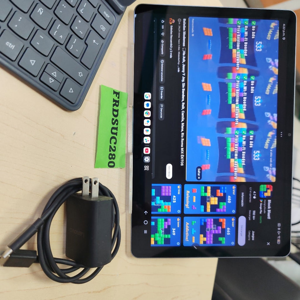 TABLETA LENOVO IDEATAB TB336FU (2025) 128 GB 8 GB RAM (SEMINUEVO)