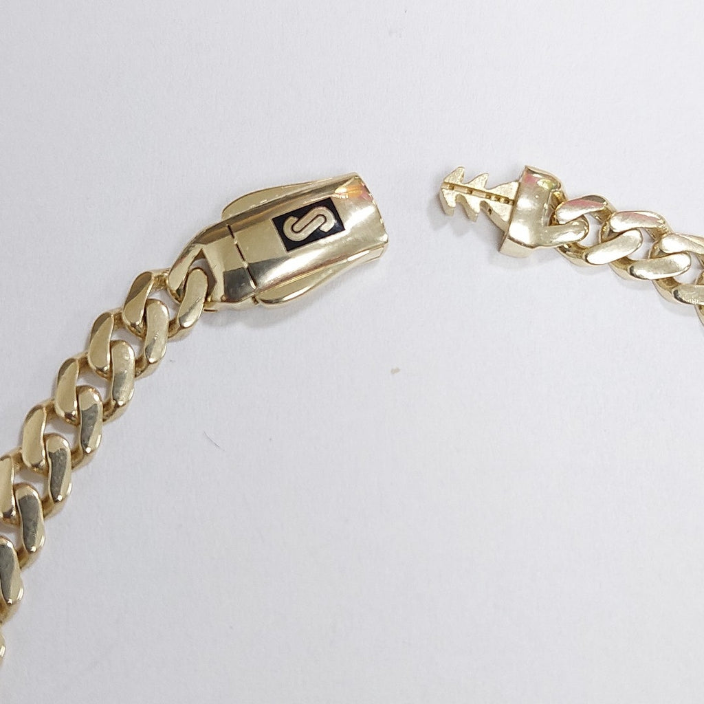PULSERA CABALLERO MONACO ORO 14K 6 (NUEVO)
