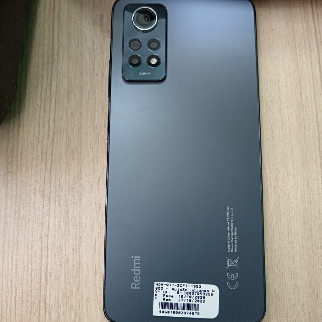 CELULAR XIAOMI REDMI NOTE 12 PRO 4G 2209116AG (2023) 256 GB 8 GB RAM (SEMINUEVO)
