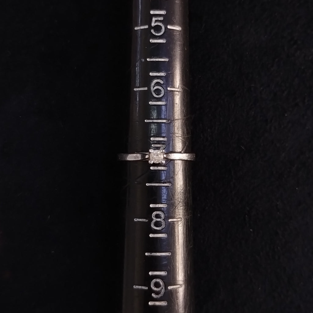 ANILLITO ORO BLANCO 14 K 1.6 GRMS (SEMINUEVO)
