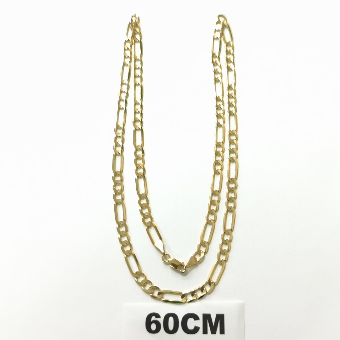 CADENA TEJIDO 3X1 14K 60CM 16.5GR FP120 60 (NUEVO)