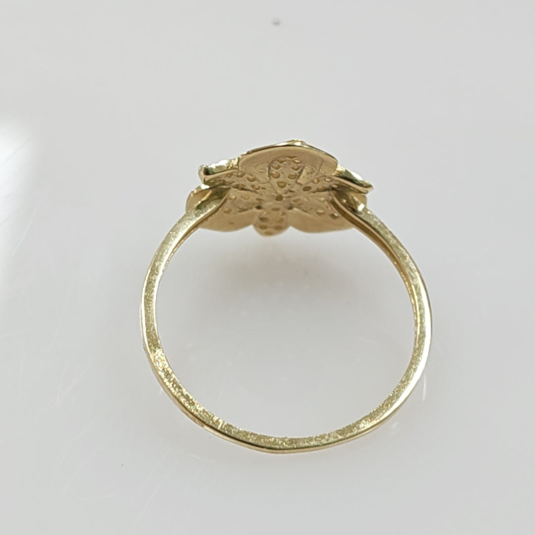 ANILLO FLOR 14K 7 TALLA 1.6 GR ADR 115 (NUEVO)