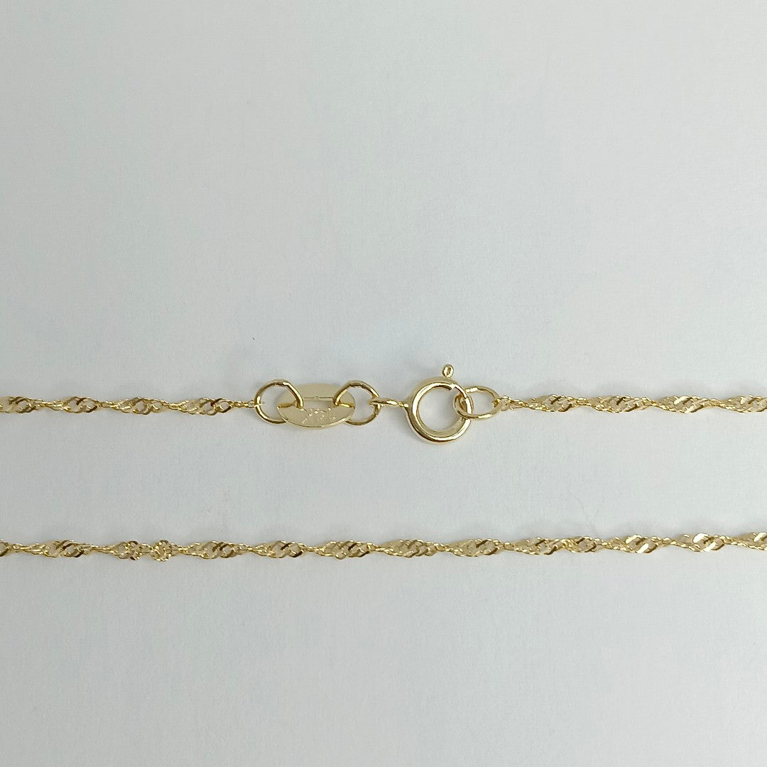 CADENA TORZAL 14K 50 CM 1.2 GR STO2550CM (NUEVO)