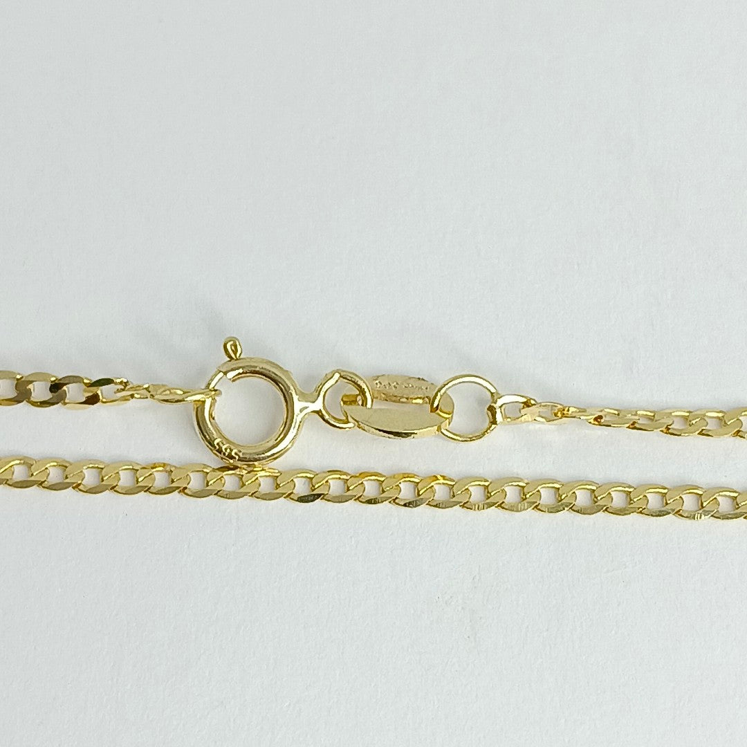 CADENAS BARBADA AMARILLA ORO 14K 2.1 (NUEVO)