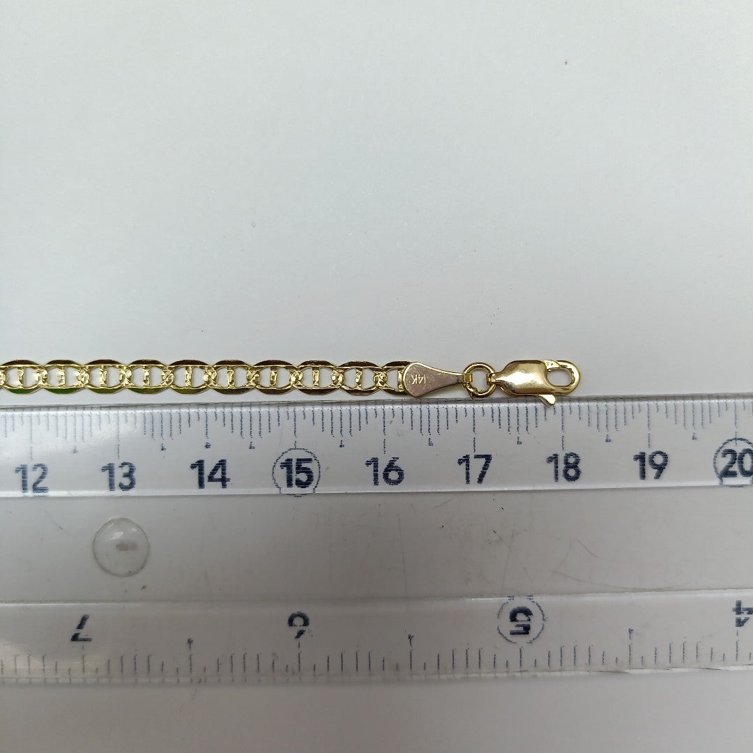 PULSERA GUCHI 14K 18 CM 3.2 GR (NUEVO)