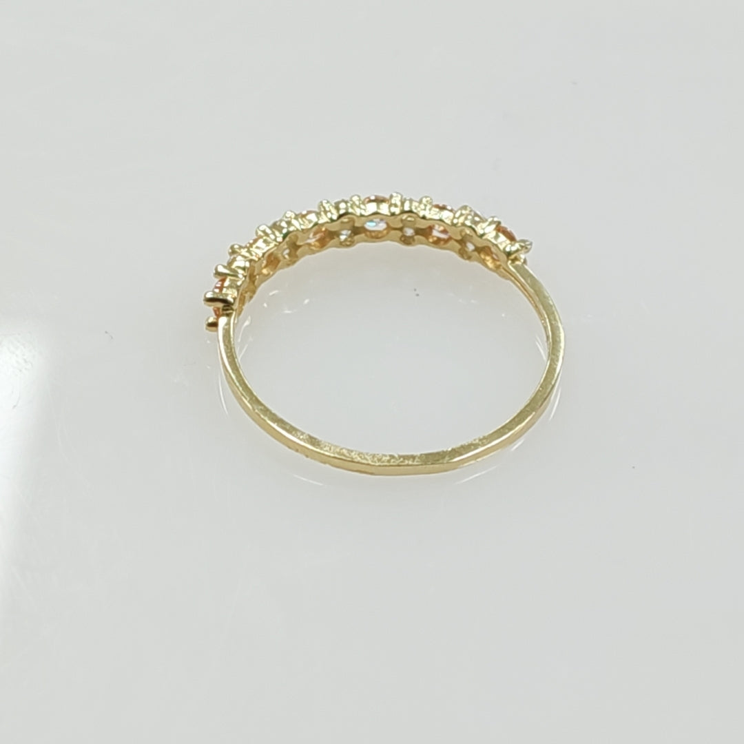 ANILLO PIEDRA COMBINADA 14K 8 TALLA 1.1 GR ADR 114 (NUEVO)