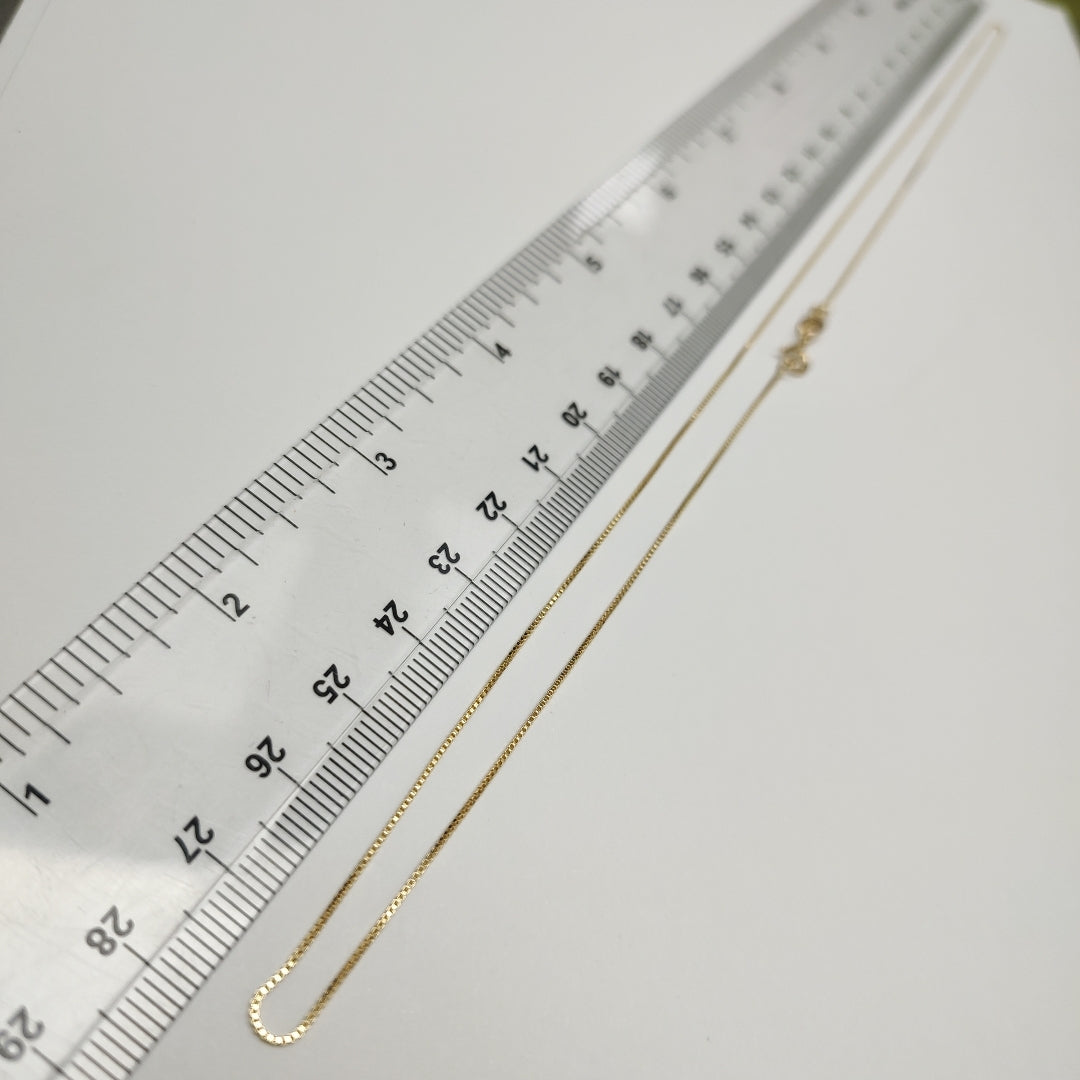 CADENA VENECIANO 14K 55 CM 1.7 GR (NUEVO)
