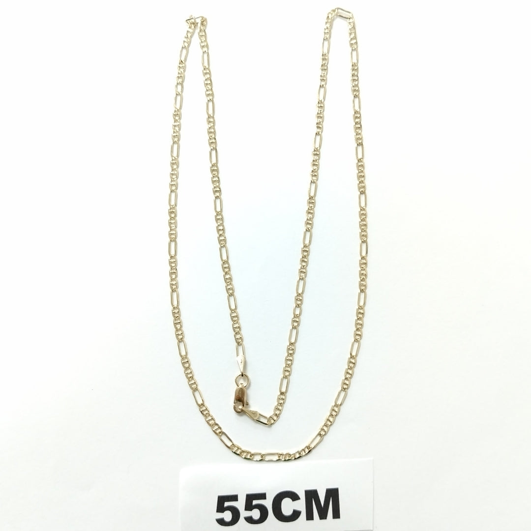 CADENA TEJIDO 3X1 14K 55CM 5.1GR FGP060 (NUEVO)