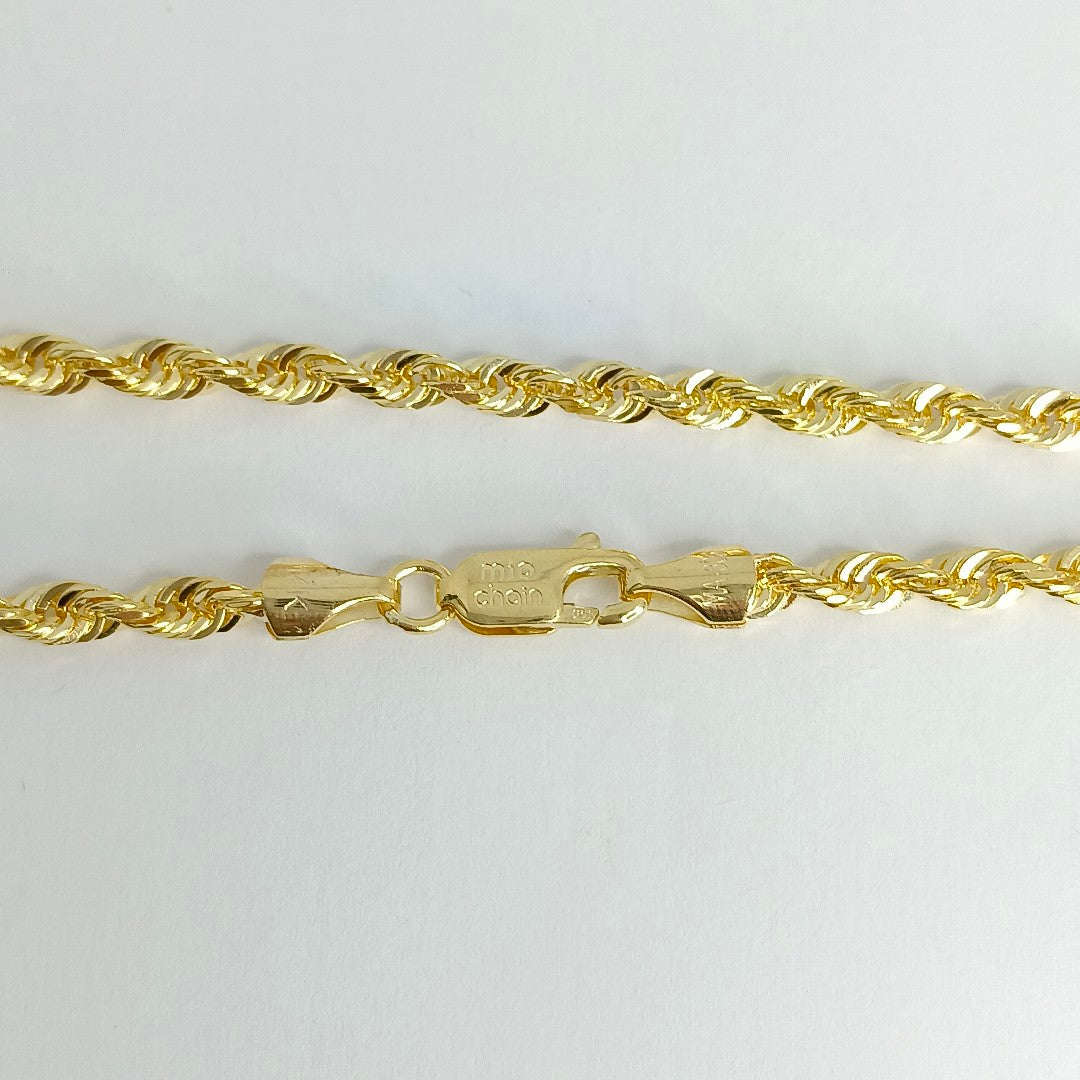 CADENAS TORSAL ORO 14K 18.5 (NUEVO)