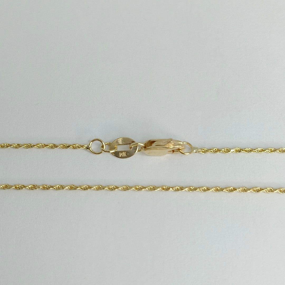 CADENA TORZAL 14K 50 CM 2.7 GR TDO025 (NUEVO)