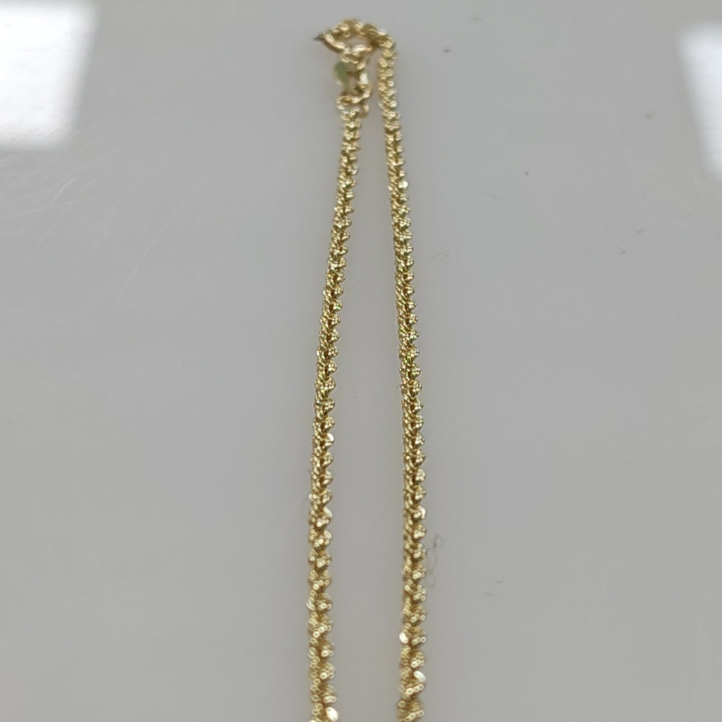 PULSERA TORZAL 10K 21 CM 1.8 GR (NUEVO)