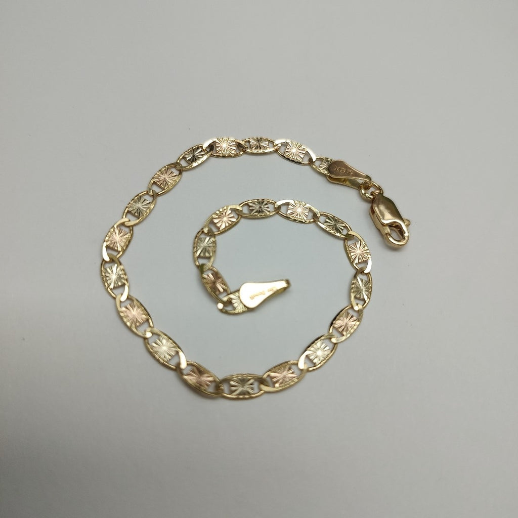PULSERA GUCHI 14K 18 CM 3.1 GR (NUEVO)