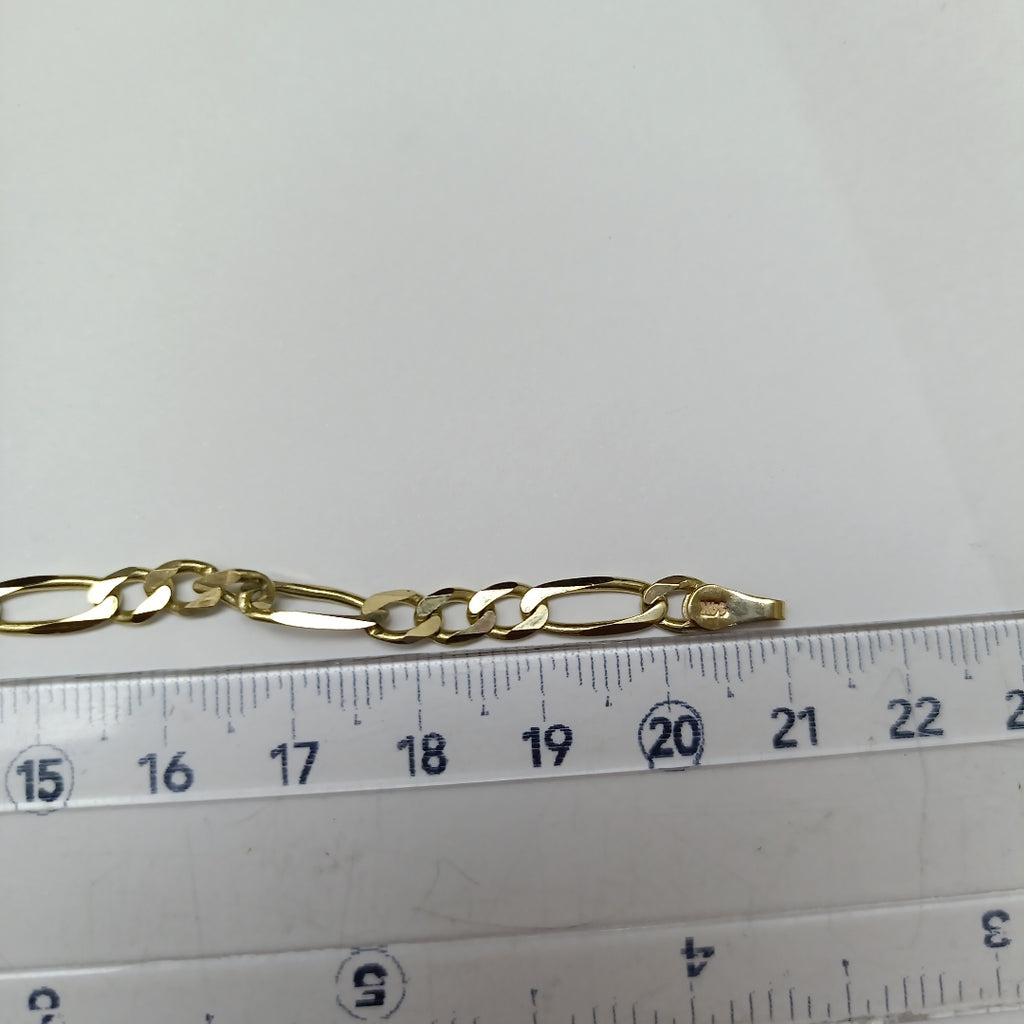 PULSERA TEJIDO 3X1 14K 21 CM 6.5 GR FG120 21 (NUEVO)