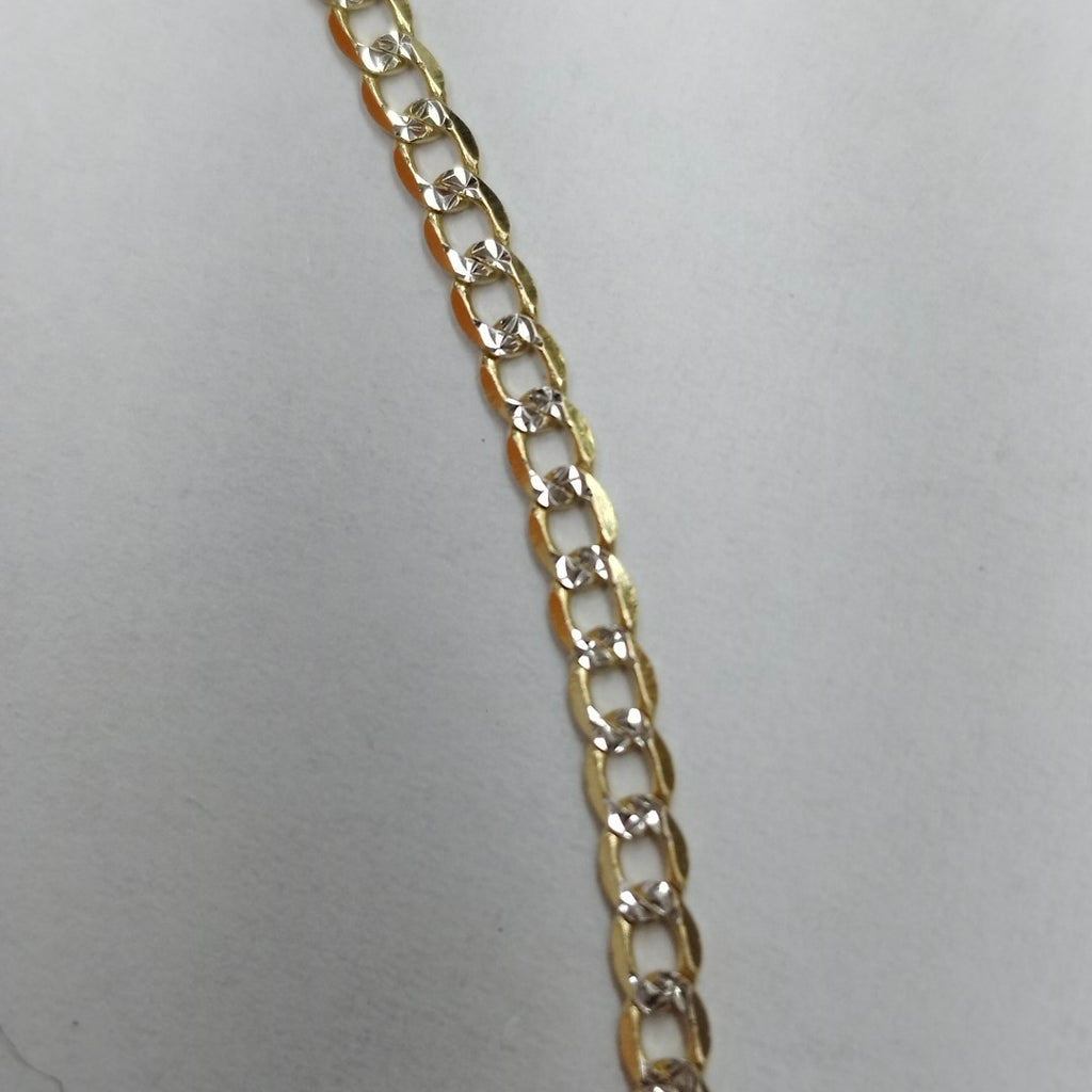 PULSERAS DAMA BARBADA DIAMANTADA ORO 14K 1.5 (NUEVO)