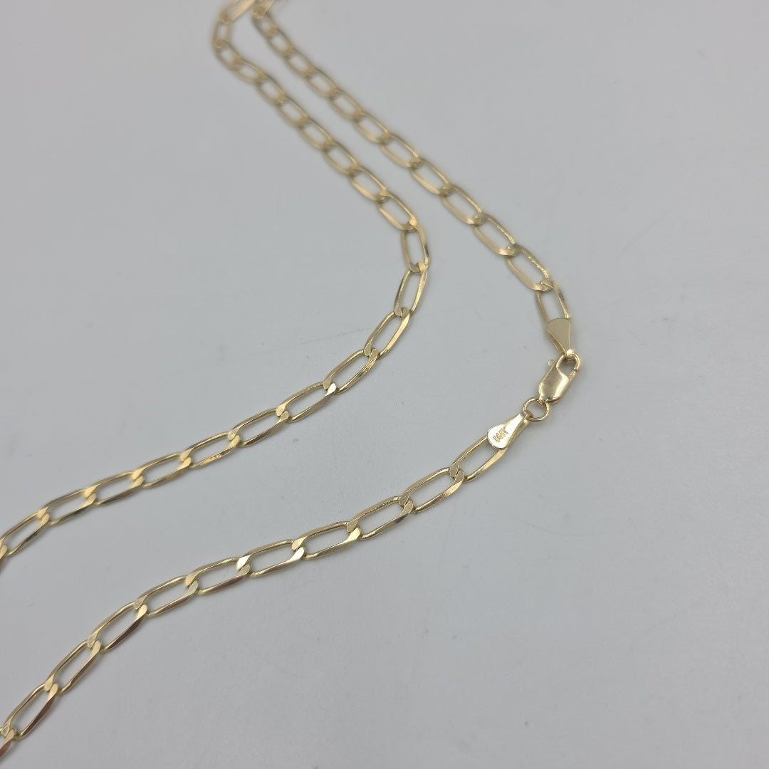 CADENA ESLABONES 14K 50 CM 9.9 GR RP100 50 (NUEVO)