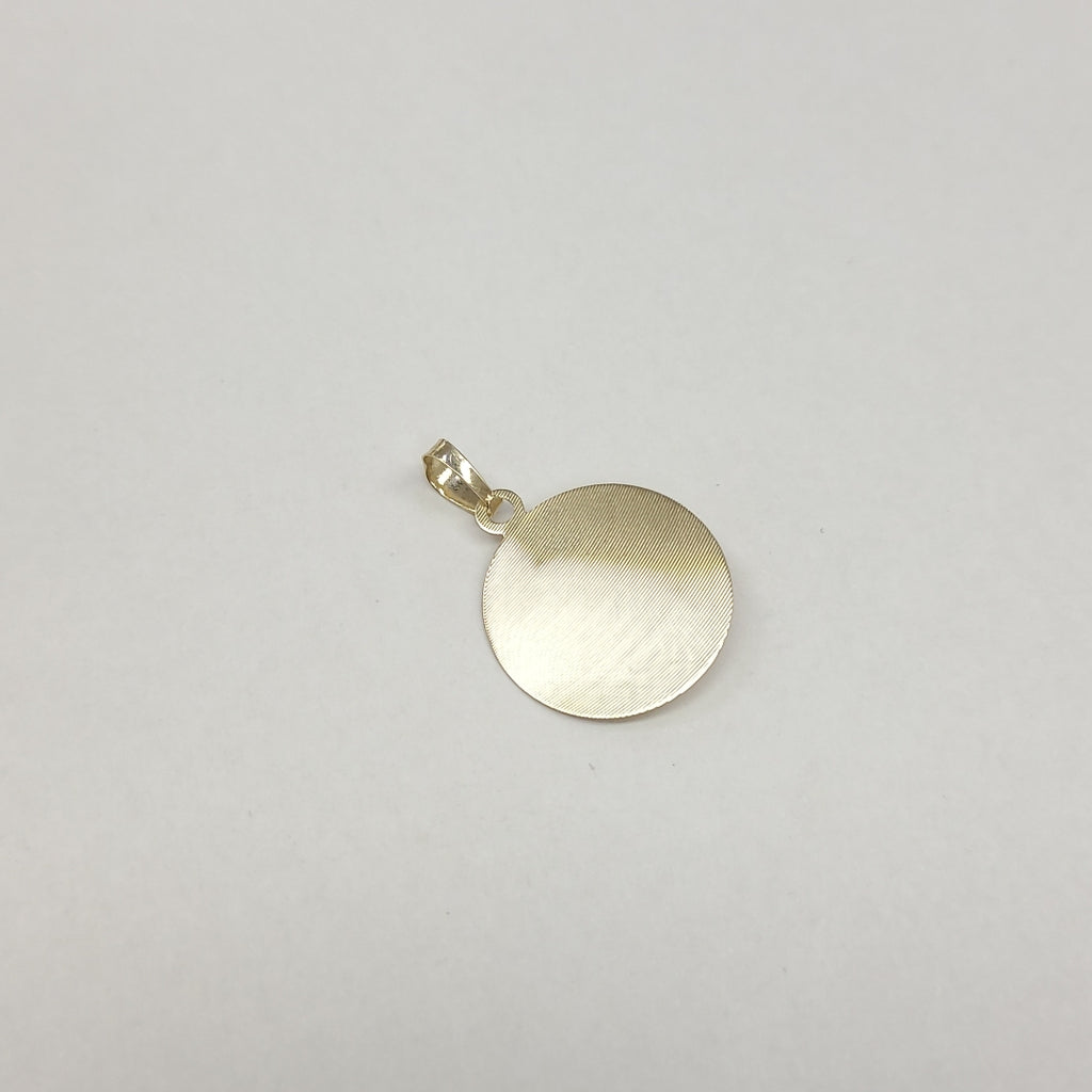 DIJE MEDALLA RELIGIOSA 14K 0.8 GR MR 6 (NUEVO)