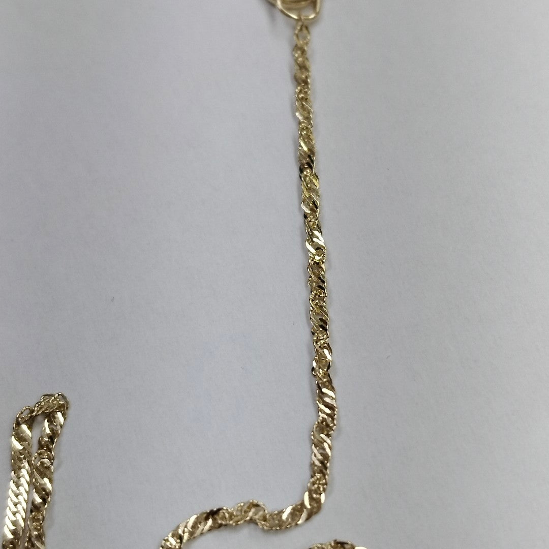 CADENA TORZAL 14K 55 CM 1.4 GR STO2555CM (NUEVO)