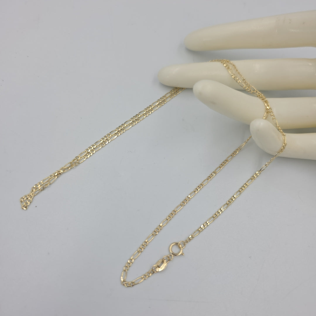 CADENA TEJIDO 3X1 10K 55CM 3GR FIGAROPLANA050 (NUEVO)
