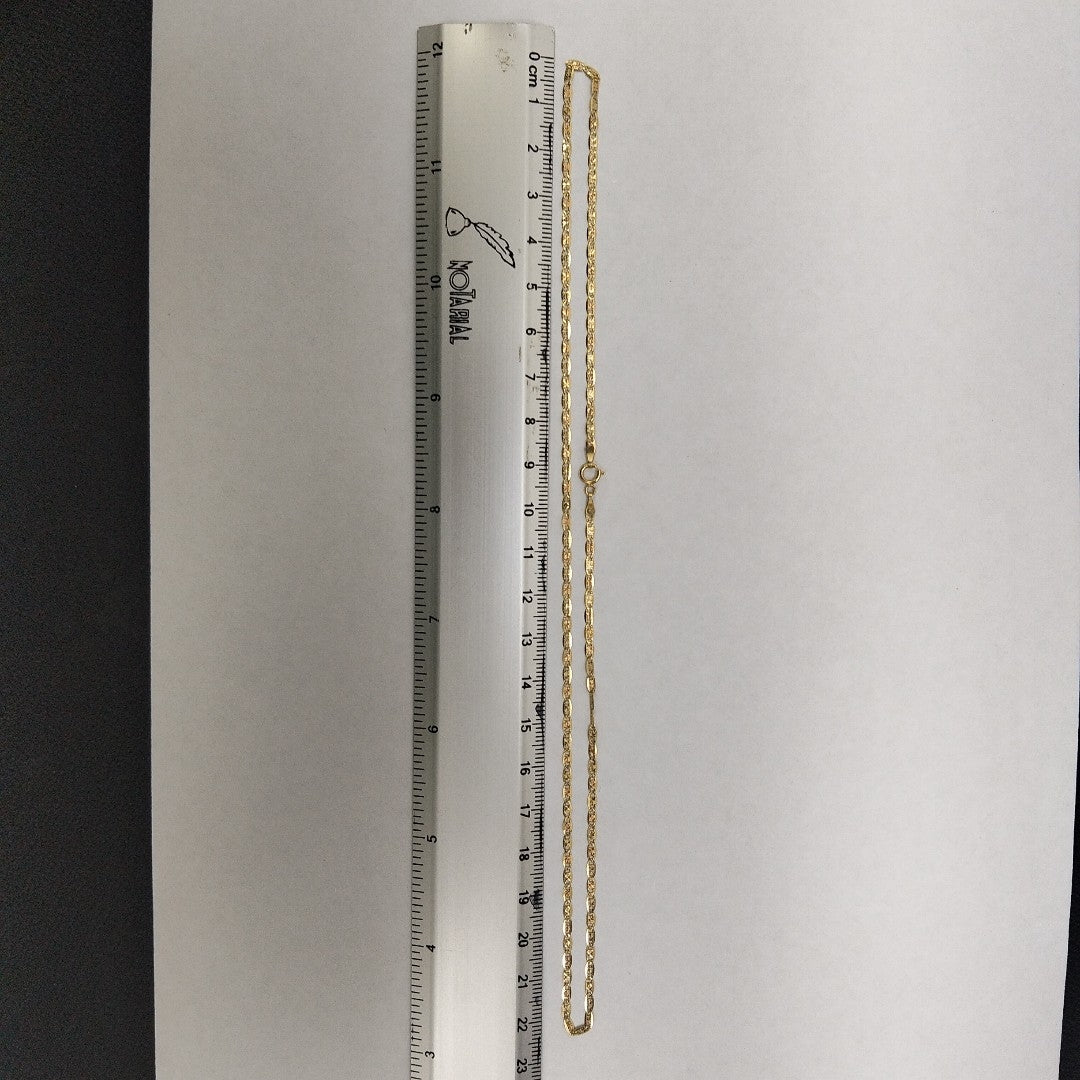 CADENA ORO,ORO COMBINADO 14 K 2,50 GRMS (SEMINUEVO)