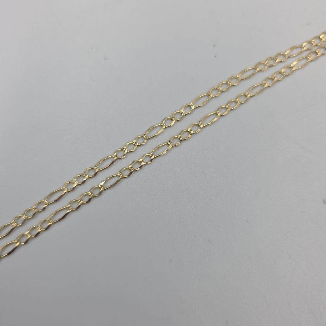CADENA TEJIDO 3X1 14K 55CM 4.5GR FPR060 (NUEVO)