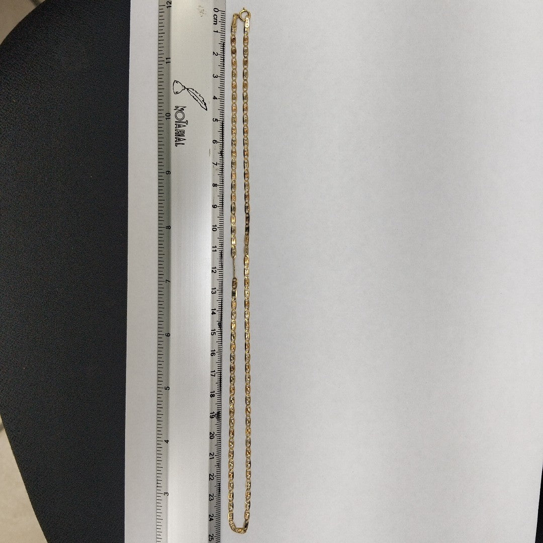 CADENA ORO COMBINADO 8 K 3.8 GRMS (SEMINUEVO)