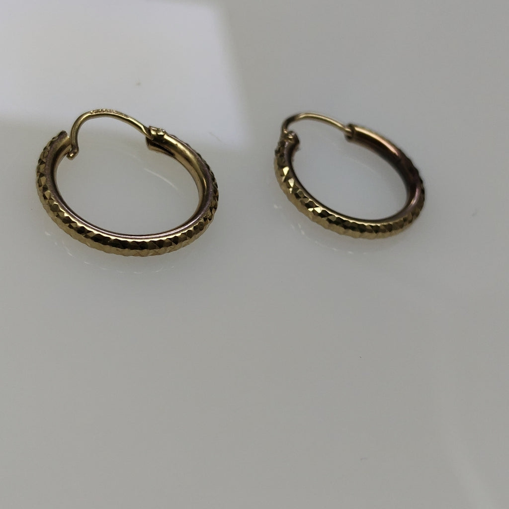 ARRACADAS PAR ORO 10 K 1.3 GRMS (SEMINUEVO)