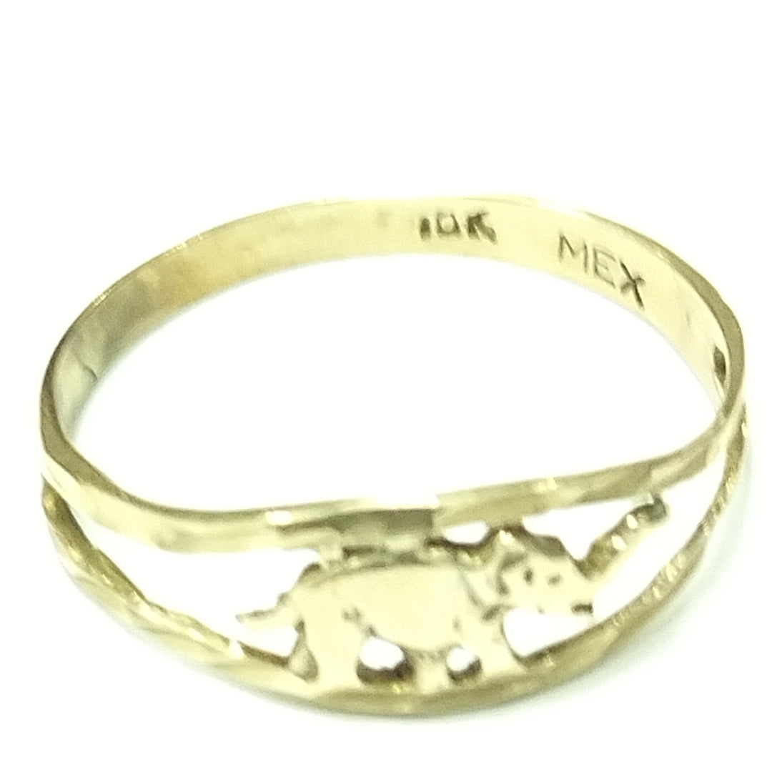 ANILLO ORO 10 K 1,10 GRMS (SEMINUEVO)
