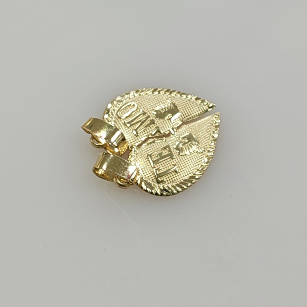 DIJE CORAZON 14K 0.9 GR CO 0366 (NUEVO)