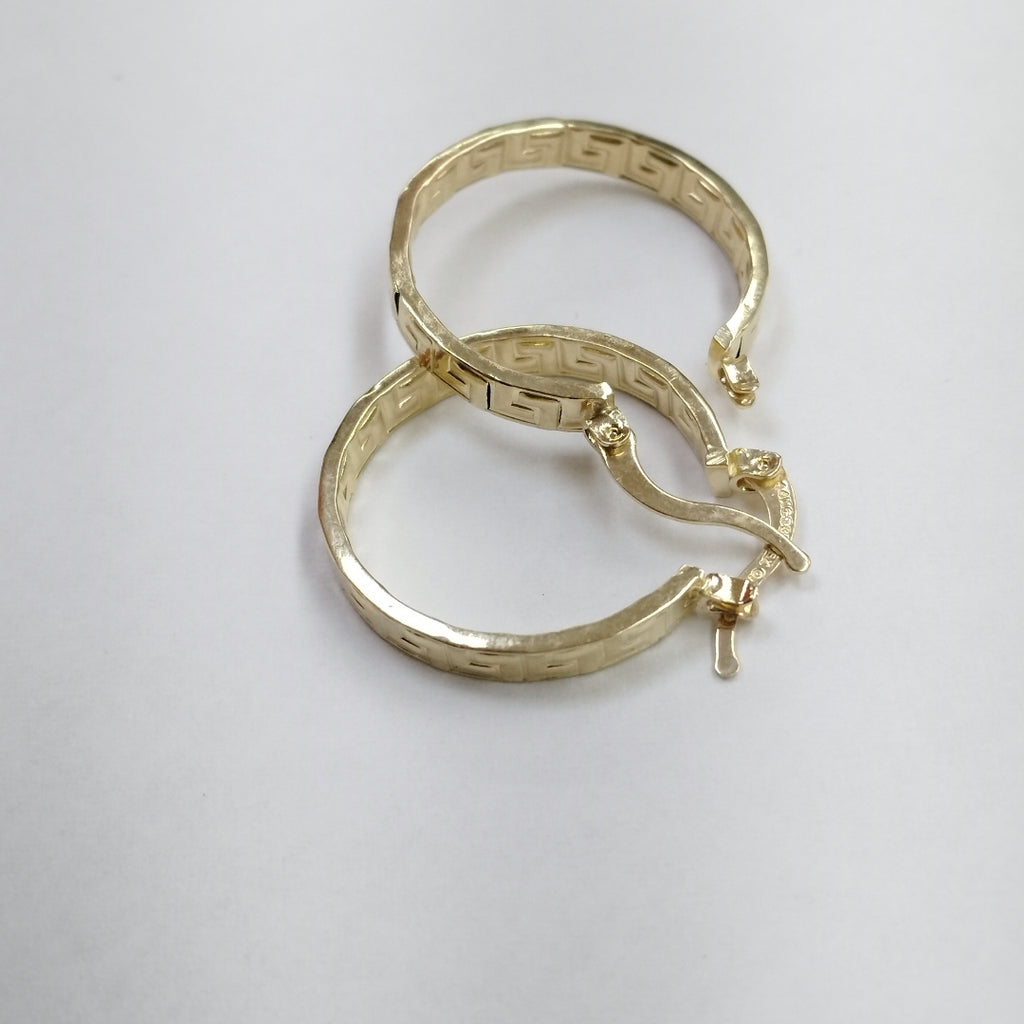 ARETES ARRACADAS GRECAS 14K 2.4 GR ETRE 4 (NUEVO)