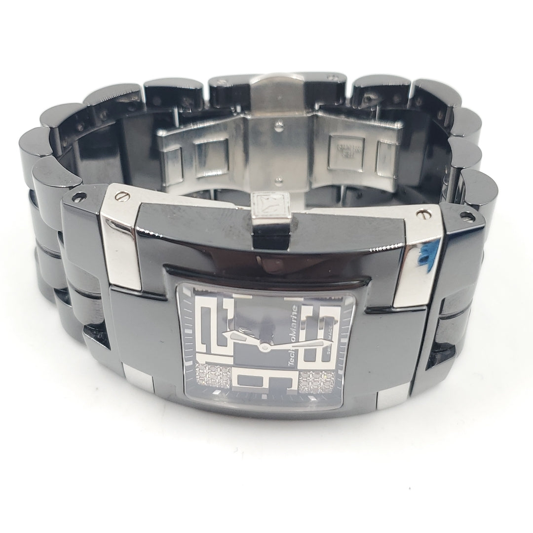 RELOJ TECHNOMARINE SQUARE CERAMIQUE PARA CABALLERO (SEMINUEVO)