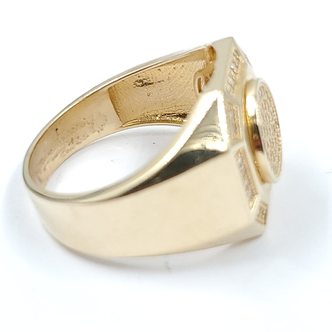 ANILLOS CABALLERO ORO 14K 8 (NUEVO)