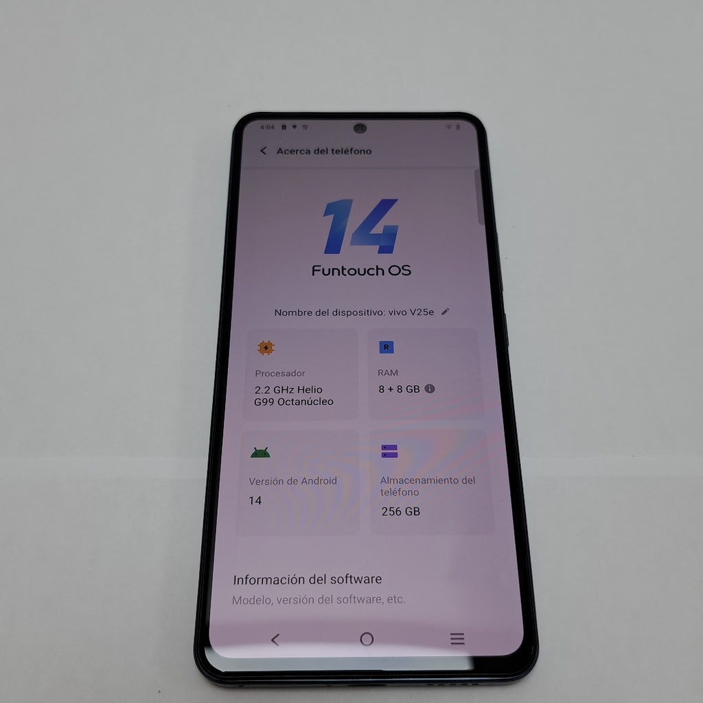 CELULAR VIVO V25E V2242 (2022) 256 GB 8 GB RAM (SEMINUEVO)