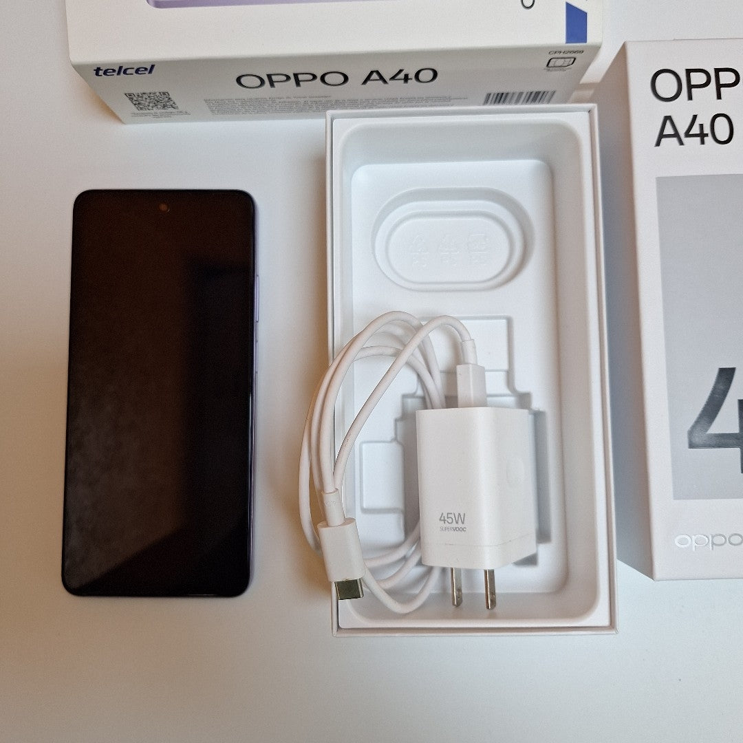 CELULAR OPPO  A40 CPH2669 (2024) 256 GB 4 GB RAM (SEMINUEVO)