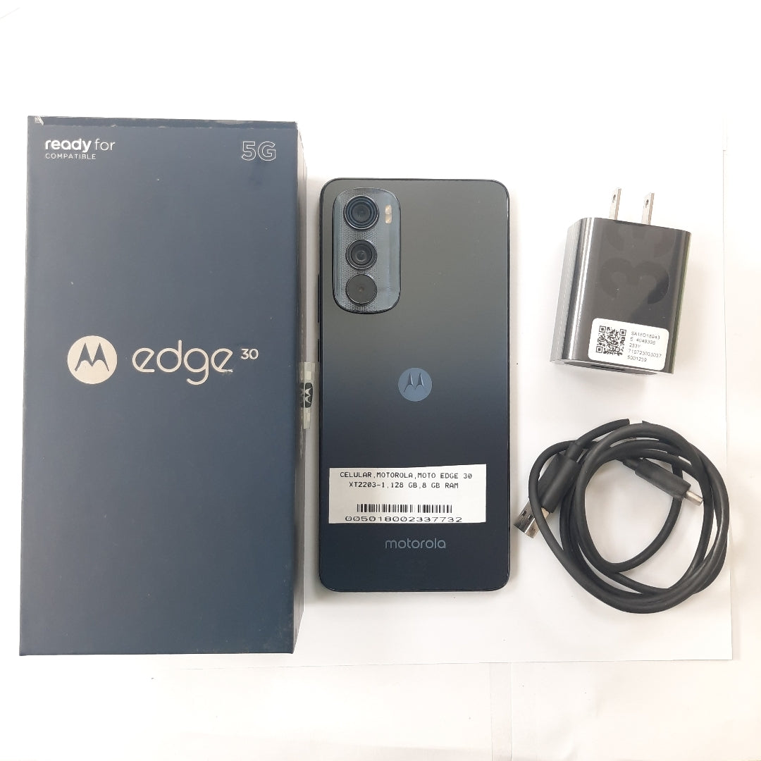 CELULAR MOTOROLA MOTO EDGE 30 XT2203-1 128 GB 8 GB RAM (SEMINUEVO)